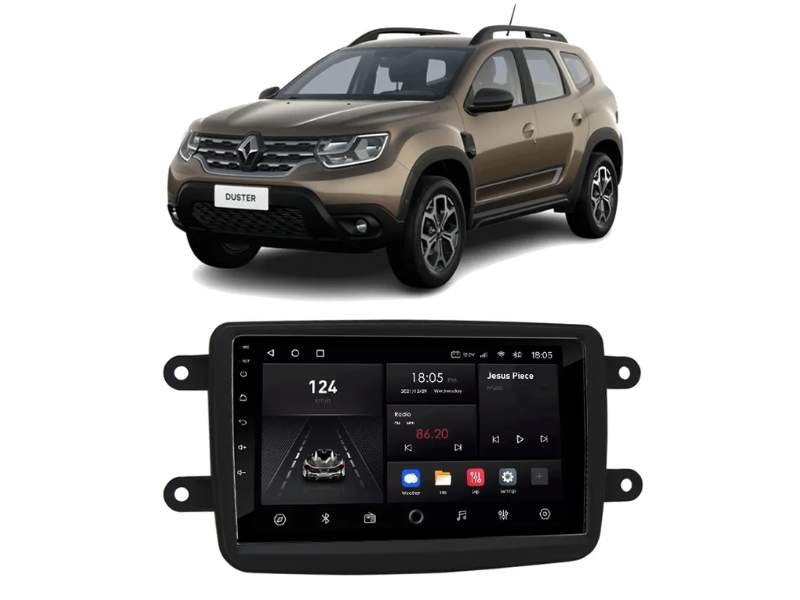 Central Multimídia Android Renault Duster (2012-2019) - NAVPRO OCTACORE PRO