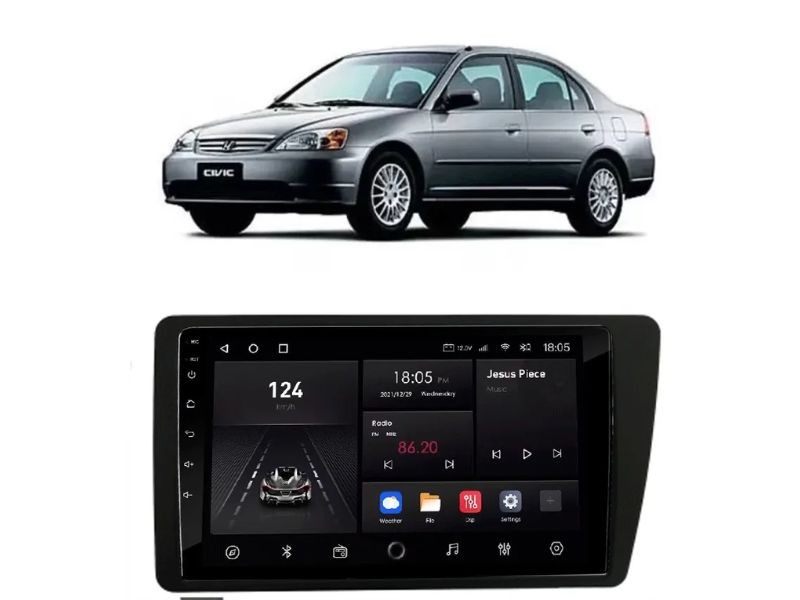 Central Multimídia Android Honda Civic (2000-2006) - NAVPRO QUADCORE PLUS