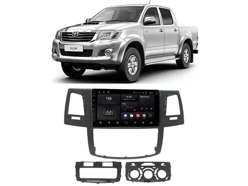 Central Multimídia Android Toyota Hilux (2009-2015) - NAVPRO OCTACORE PRO