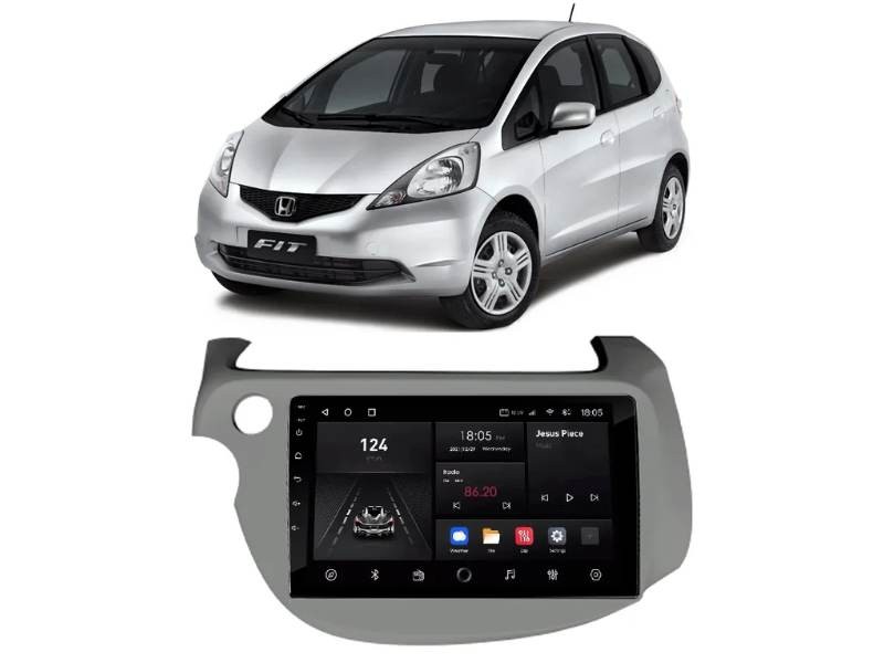 Central Multimidia Android Honda New Fit (2009-2014) - NAVPRO QUADCORE PLUS