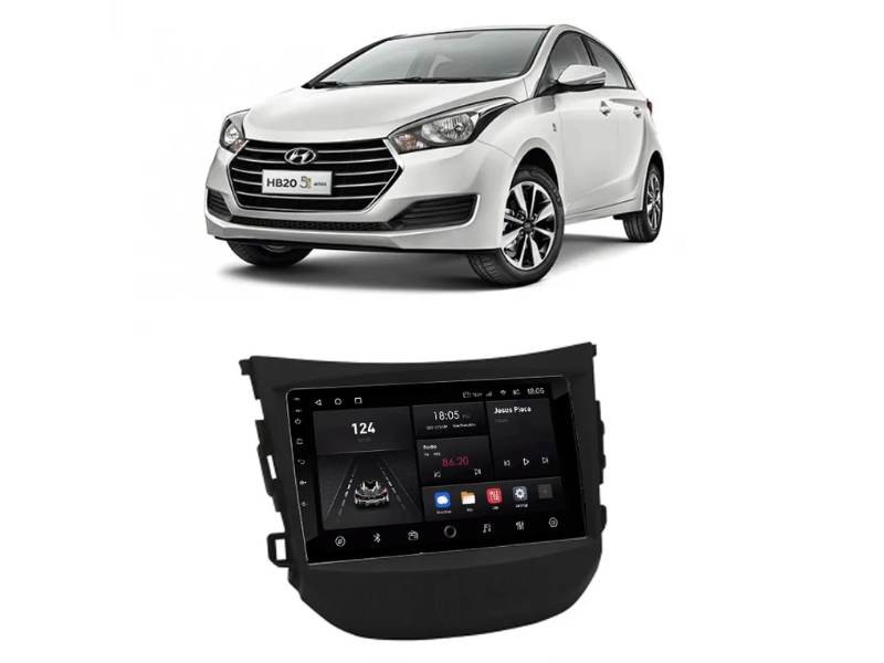 Central Multimídia Android Hyundai HB20 Quadcore Plus - NAVPRO