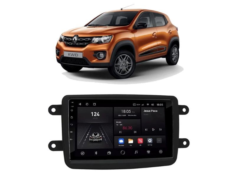 Central Multimídia Android Renault Kwid - NAVPRO QUADCORE PLUS