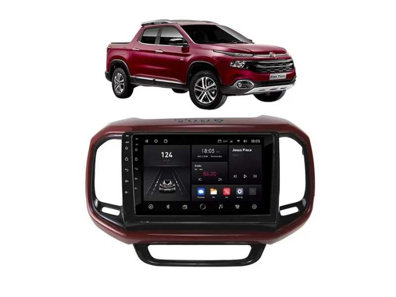 Central Multimídia Android Fiat Toro (2016-2022) - NAVPRO OCTACORE PRO