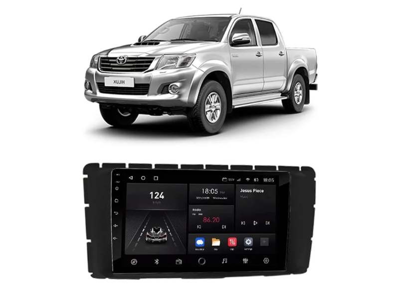 Central Multimídia Android Toyota Hilux (2012-2015) - NAVPRO OCTACORE PRO