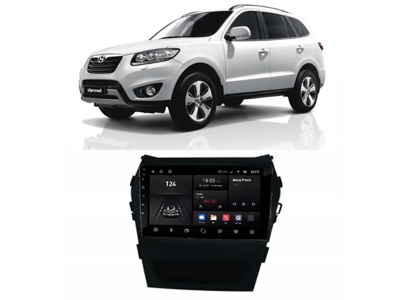 Central Multimídia Android Hyundai Santa Fé (2014-2018) - NAVPRO OCTACORE PRO