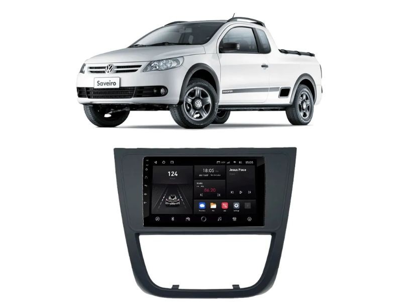 Central Multimidia Android VW Saveiro G5 (2012-2023) - NAVPRO OCTACORE PRO