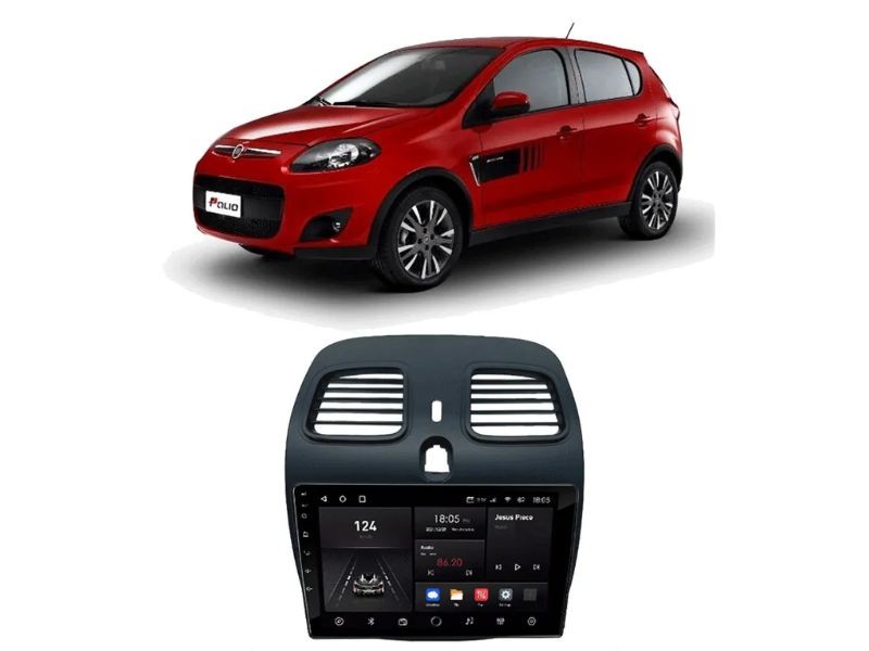 Central Multimídia Android Fiat Palio Sporting (2012-2017) - NAVPRO OCTACORE PRO