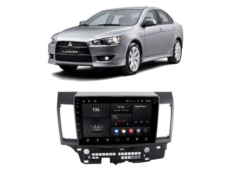 Central Multimídia Android MITSUBISHI LANCER (2008-2018) - OCTACORE PRO NAVPRO