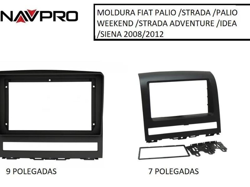 Kit Multimídia Fiat Siena (2008-2012) NAVPRO CASKA