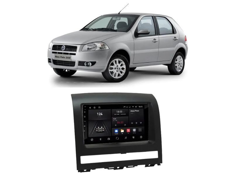 Central Multimídia Android Fiat Palio (2008-2012) - QUADCORE PLUS NAVPRO CASKA