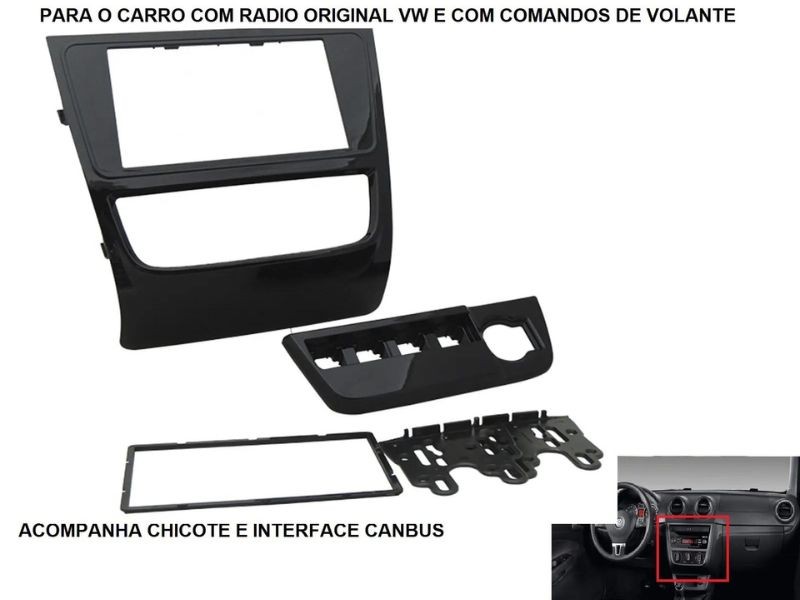 Kit Multimídia Vw Gol G6 NAVPRO CASKA