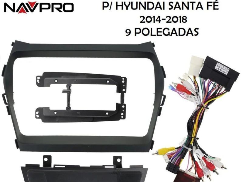 Kit Multimídia Hyundai Santa Fé (2014 - 2018) NAVPRO CASKA