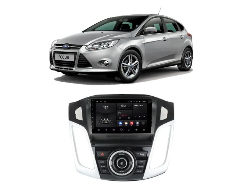 Central Multimídia Android Ford Focus (2014-2019) - NAVPRO QUADCORE PLUS