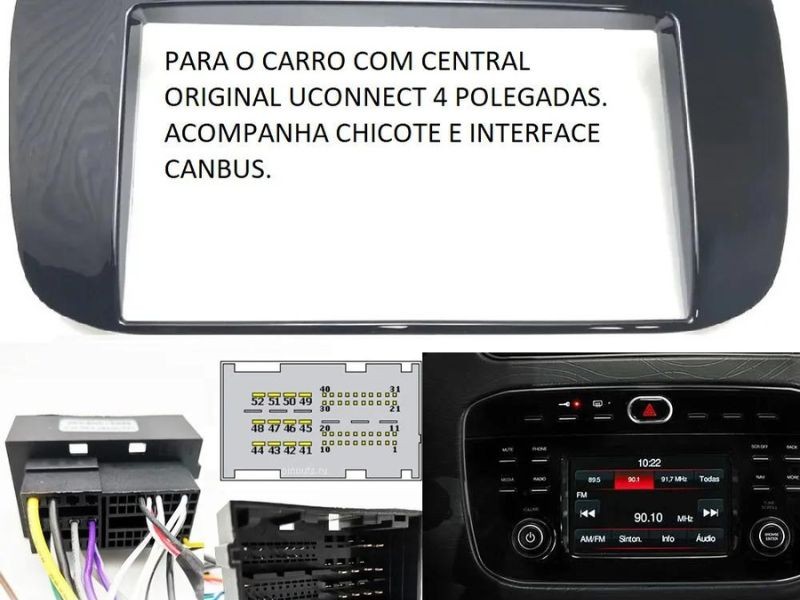 Kit Multimídia Fiat Punto (2013-2017) NAVPRO CASKA