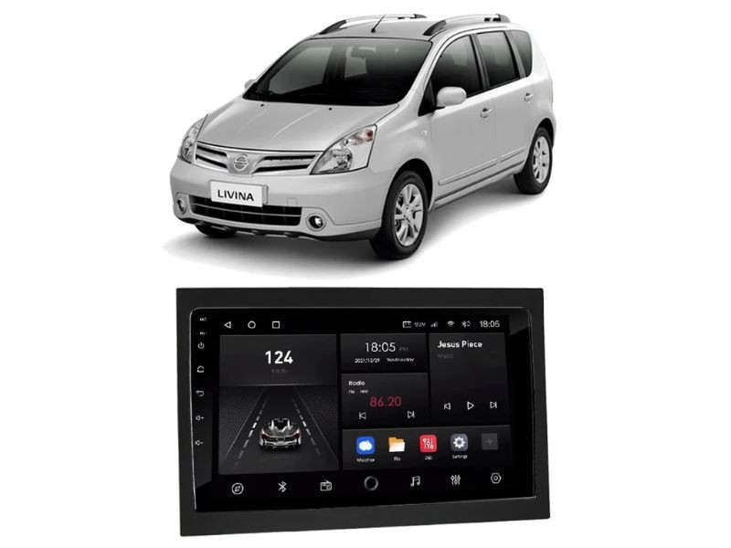 Central Multimídia Android Nissan Livina - NAVPRO QUADCORE PLUS