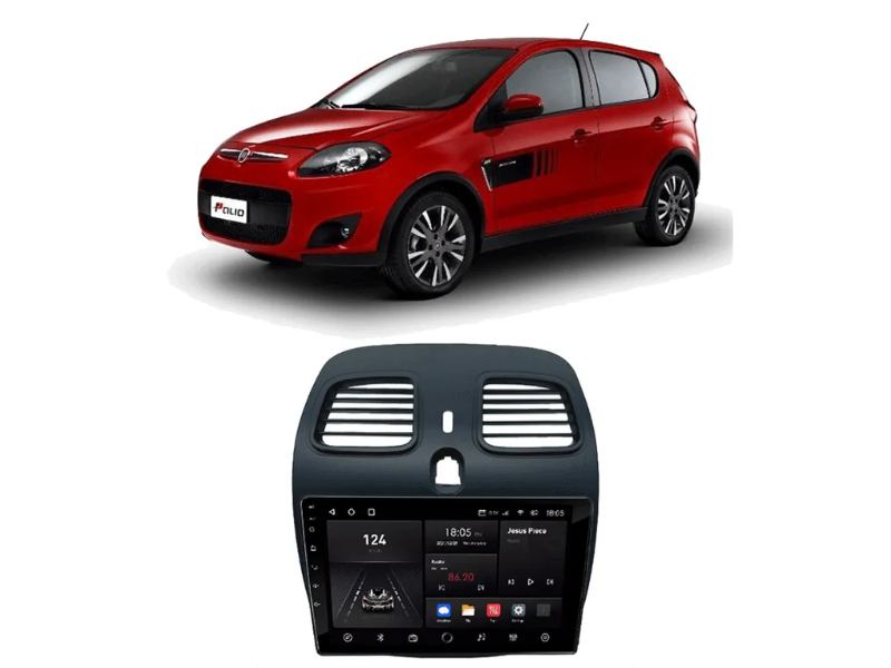 Central Multimídia Android Fiat Palio Sporting (2012-2017) - NAVPRO QUADCORE PLUS