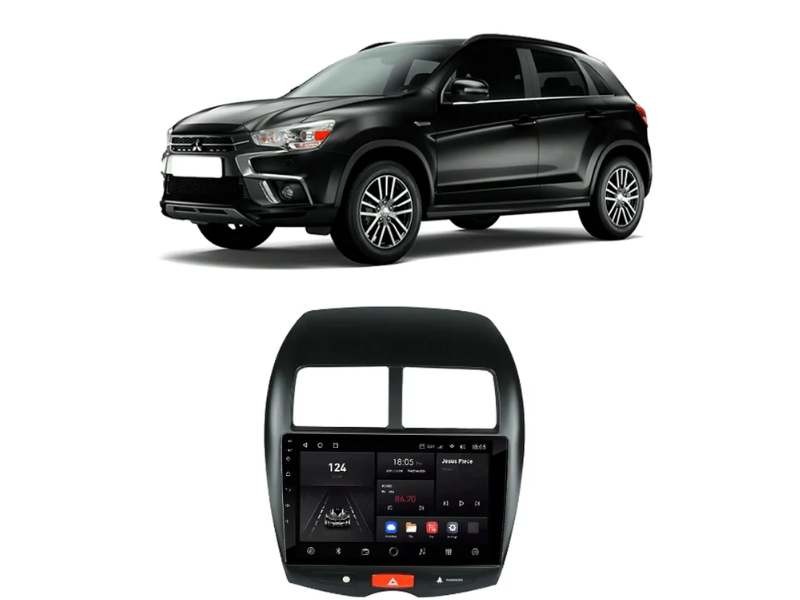 Central Multimídia Android Mitsubishi ASX (2010-2020) - QUADCORE PLUS NAVPRO