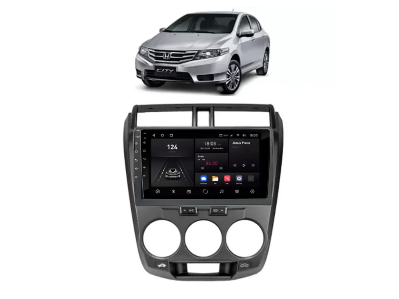 Central Multimídia Android Honda City (2009-2014) - NAVPRO QUADCORE PLUS