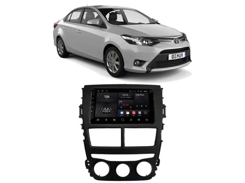 Central Multimídia Android Toyota Yaris (2017-2022) - QUADCORE PLUS  NAVPRO