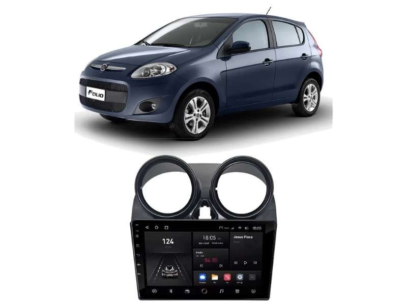 Central Multimídia Android Fiat Palio Attractive Essence (12-17) - NAVPRO QUADCORE PLUS