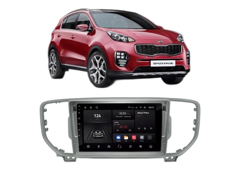 Central Multimídia Android Kia Sportage (2016-2020) - QUADCORE PLUS NAVPRO CASKA