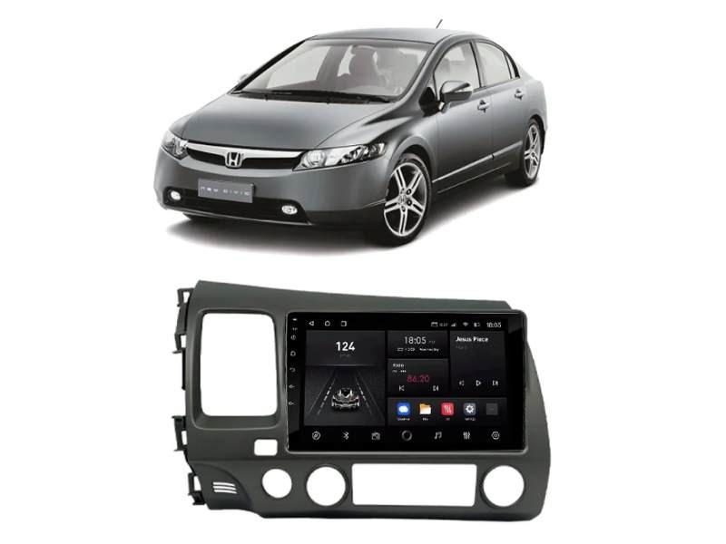 Central Multimidia Android Honda Civic G8 (2007-2011) - NAVPRO OCTACORE PRO