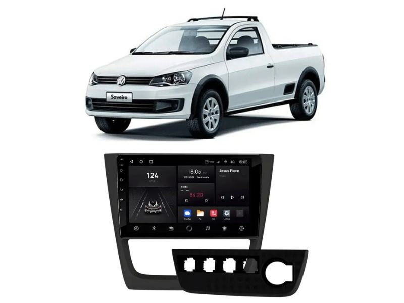 Central Multimídia Android VW Saveiro G6 - OCTACORE PRO NAVPRO