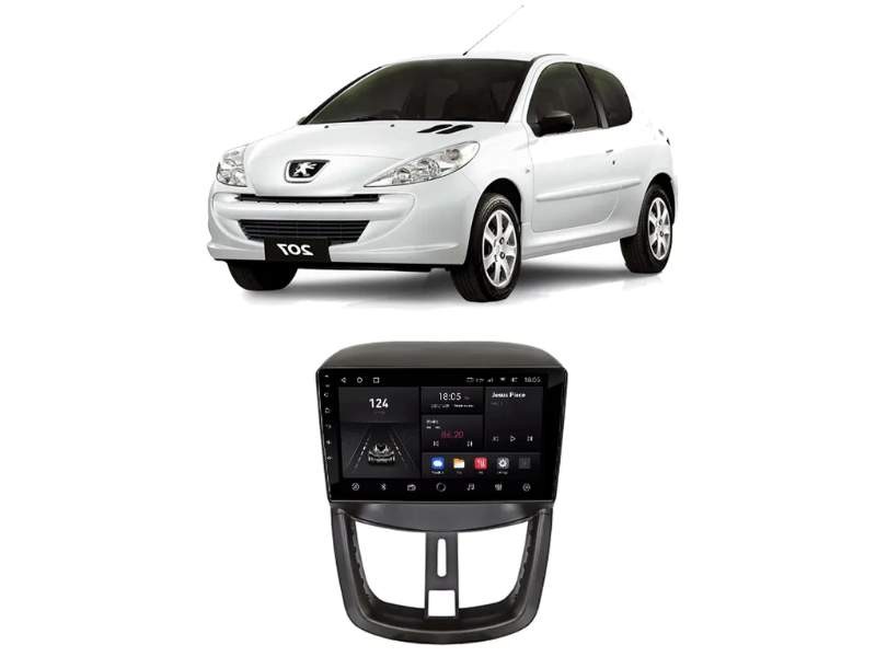 Central Multimídia Android Peugeot 207 - NAVPRO OCTACORE PRO