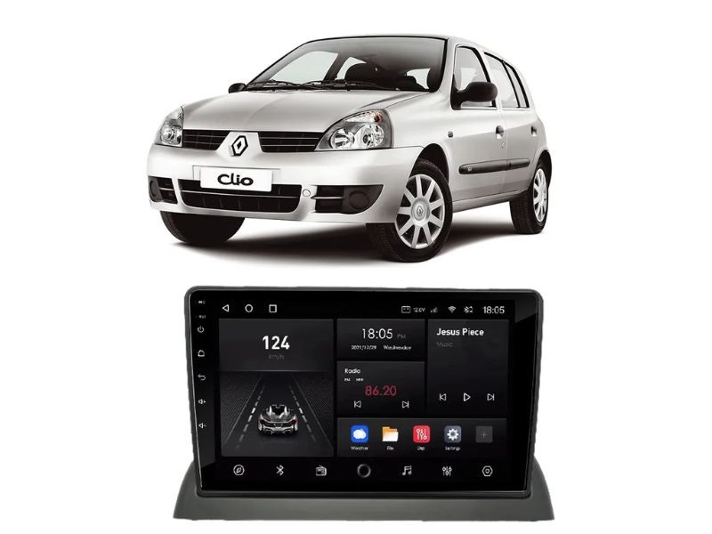 Central Multimídia Android Renault Clio (1998-2005) - NAVPRO QUADCORE PLUS