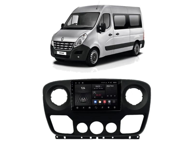 Central Multimídia Android Renault Master (2013-2022) - NAVPRO OCTACORE PRO