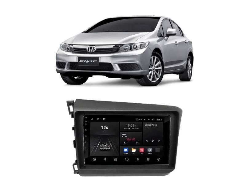 Central Multimídia Android Honda Civic G9 (2012-2016) - LXS LXR QUADCORE PLUS NAVPRO CASKA