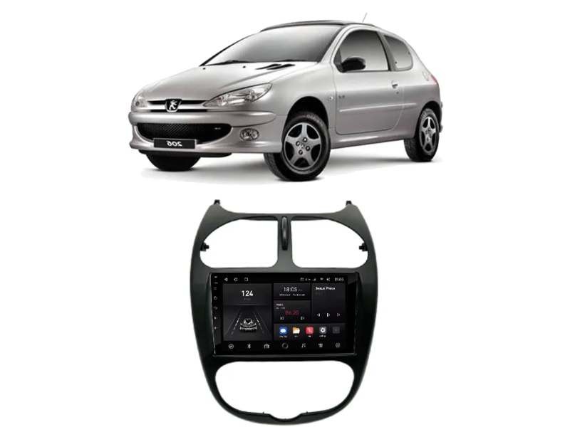 Central Multimídia Android Peugeot 206 - NAVPRO QUADCORE PLUS