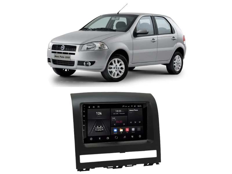 Central Multimidia Android Fiat Palio Weekend (2008-2012) - NAVPRO QUADCORE PLUS