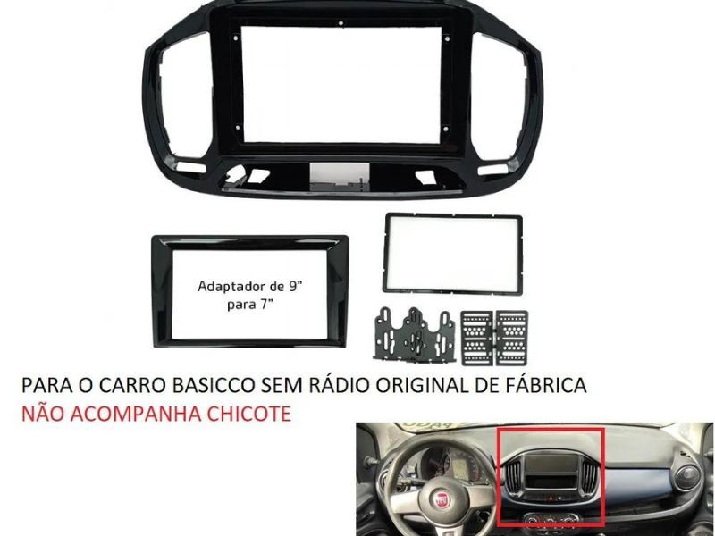 Kit Multimídia Fiat Novo UNO (2015-2021) NAVPRO CASKA