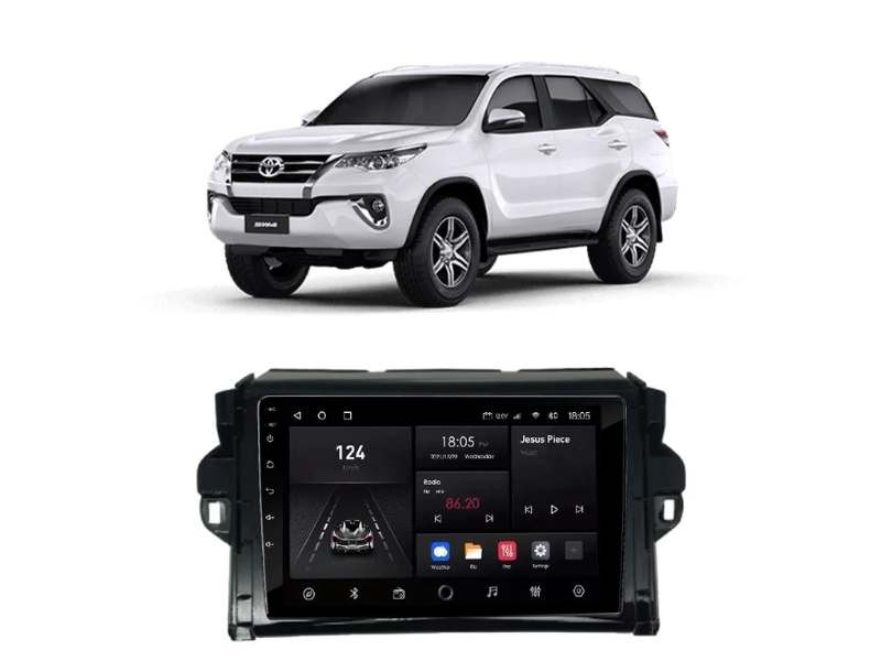 Central Multimídia Android Toyota SW4 (2016-2022) - NAVPRO OCTACORE PRO