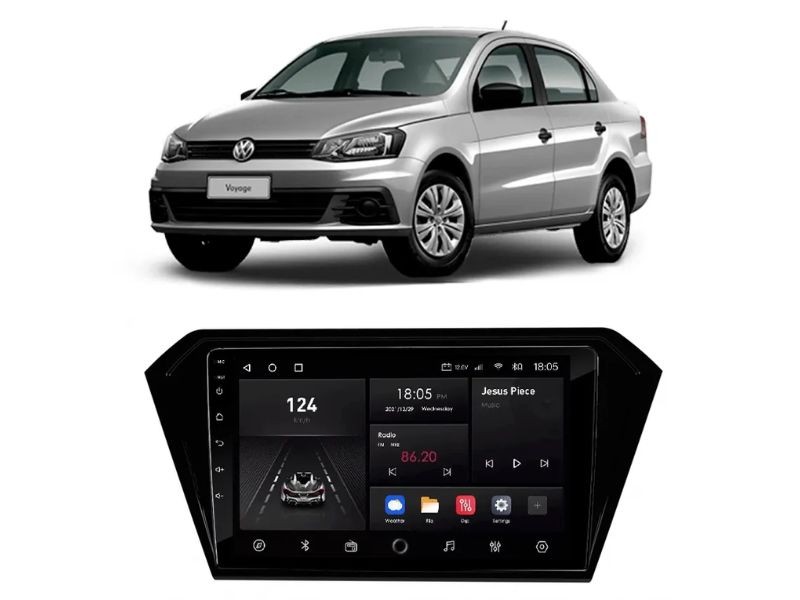 Central Multimidia Android VW Voyage G7 G8 (2016-2022) - NAVPRO OCTACORE PRO