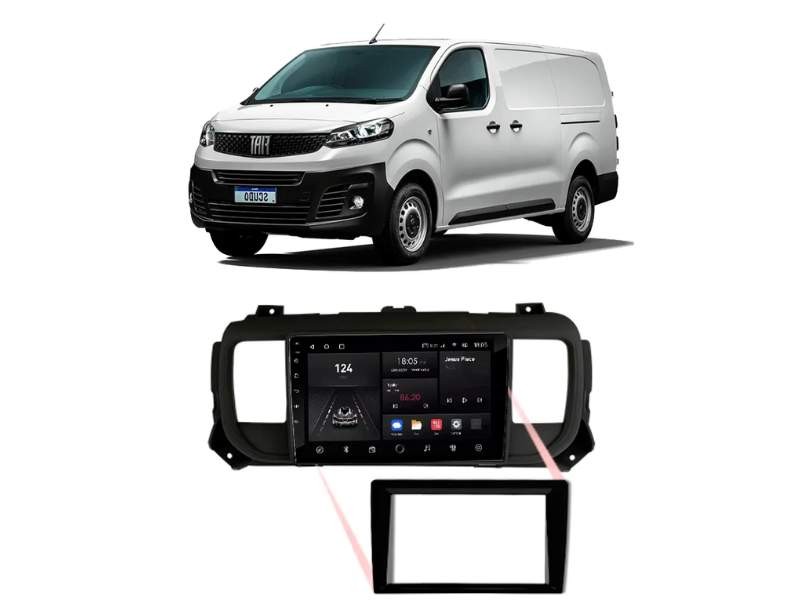 Central Multimídia Android Fiat Scudo - NAVPRO OCTACORE PRO