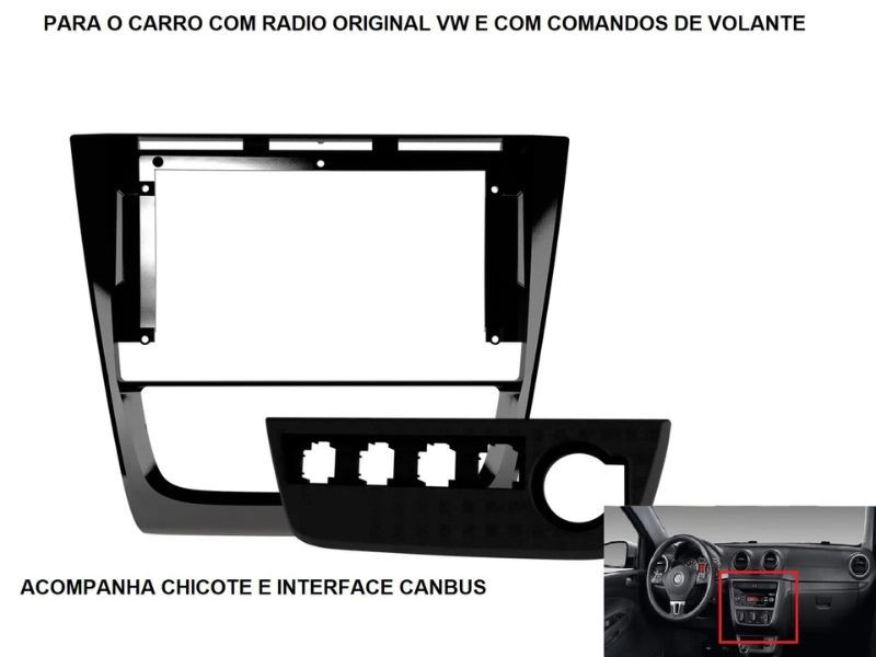 Kit Multimídia Vw Gol G6 NAVPRO CASKA