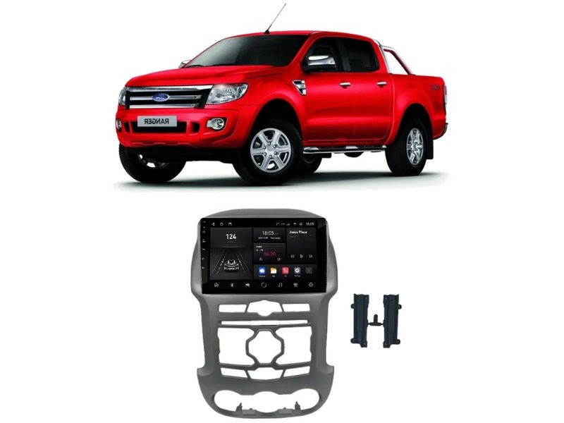 Central Multimídia Android Ford Ranger (2013-2016) - NAVPRO OCTACORE PRO