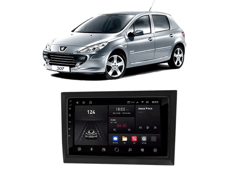 Central Multimídia Android Peugeot 307/407 - NAVPRO QUADCORE PLUS