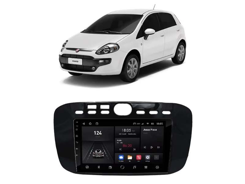 Central Multimidia Android Fiat Punto (2013-2017) - NAVPRO QUADCORE PLUS