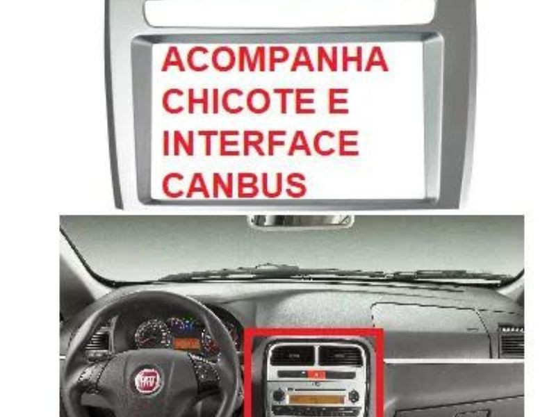 Kit Multimídia Fiat Punto Linea (2008-2012) NAVPRO CASKA